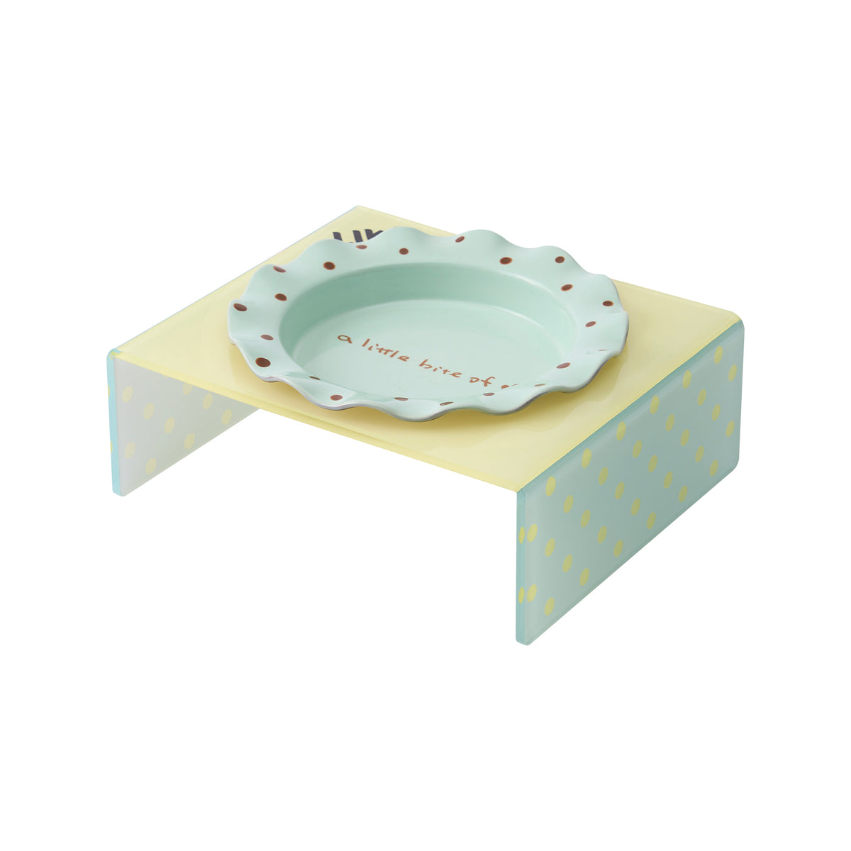 Garden Picnic Ceramic Plate & Acrylic Stand