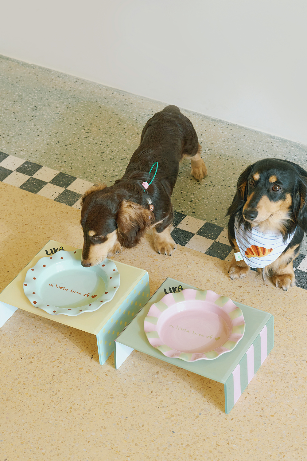 Garden Picnic Ceramic Plate & Acrylic Stand