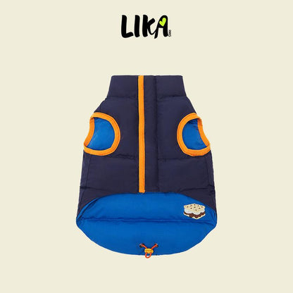 Reversible Padded Jacket - Azure Blue - Winter Jackets - LIKAPAWS