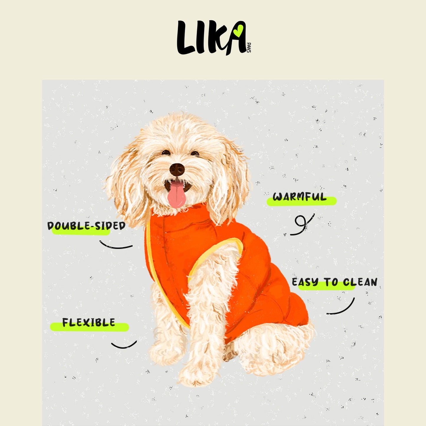 Reversible Padded Jacket - Marmalade - Winter Jackets - LIKAPAWS