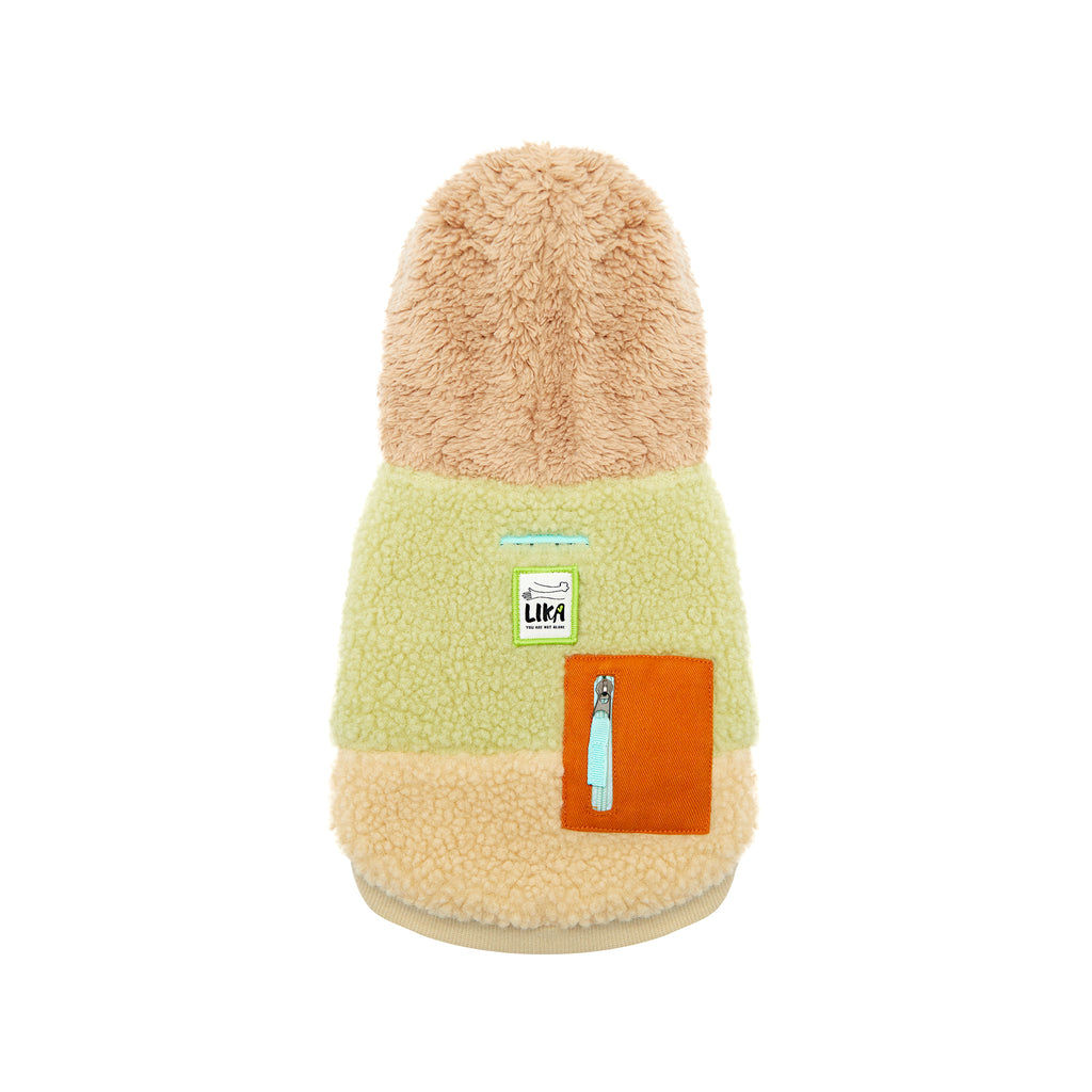 Soft Pound Cake Sherpa Coat