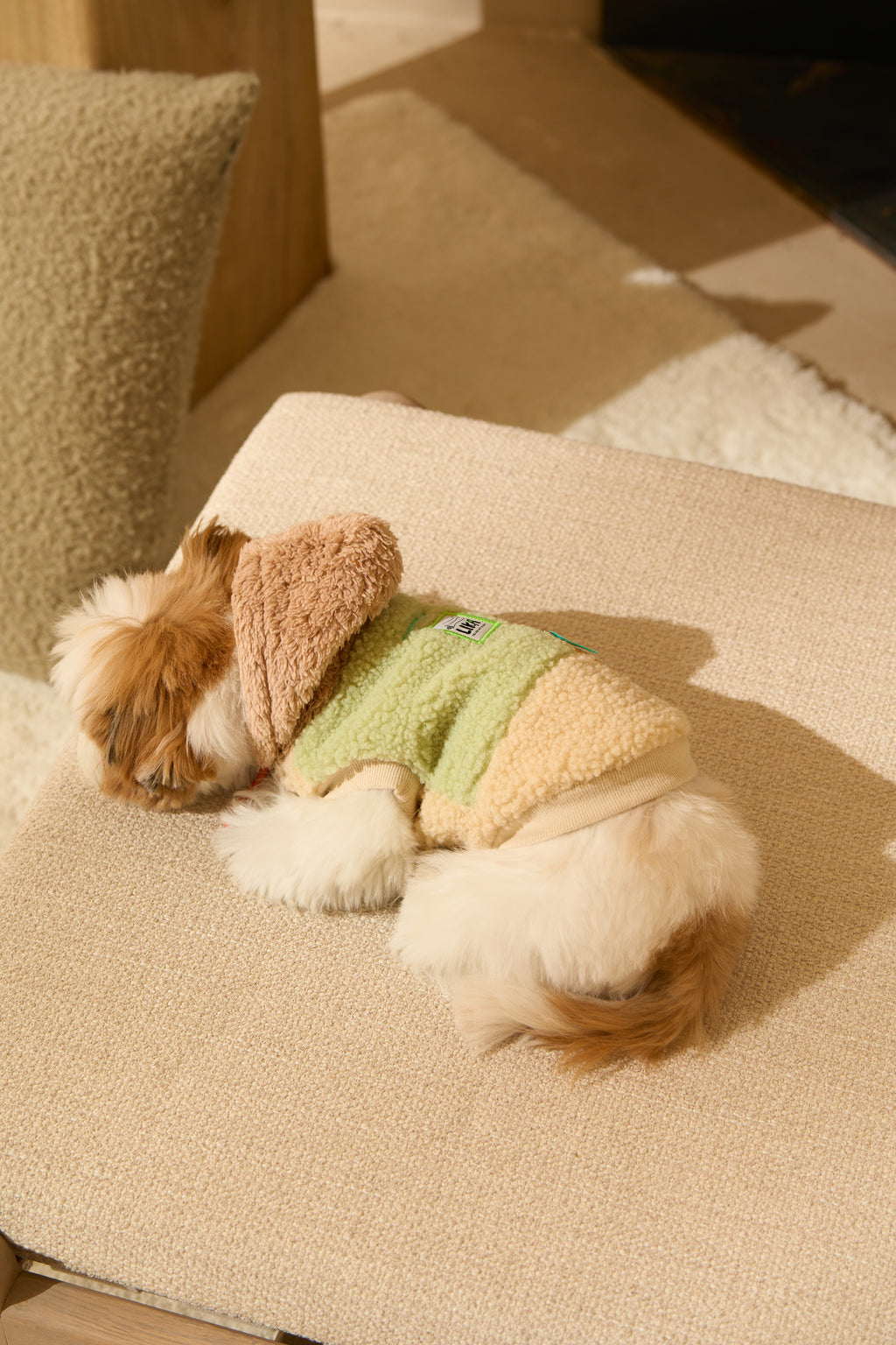Soft Pound Cake Sherpa Coat