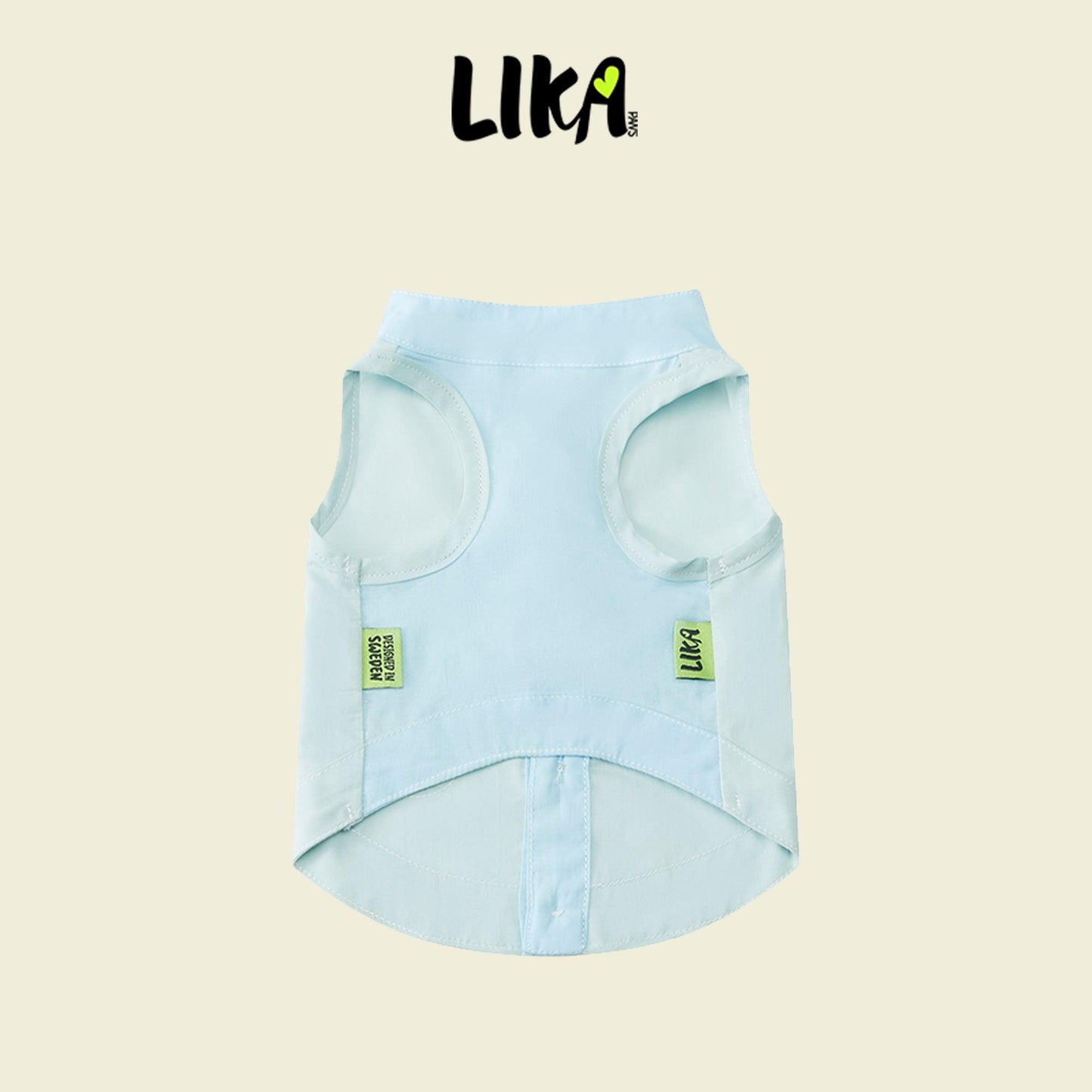 Summer Vacation Shirt & Hat - Ripple Blue - Shirt - LIKAPAWS