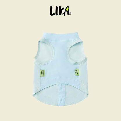 Summer Vacation Shirt & Hat - Ripple Blue - Shirt - LIKAPAWS