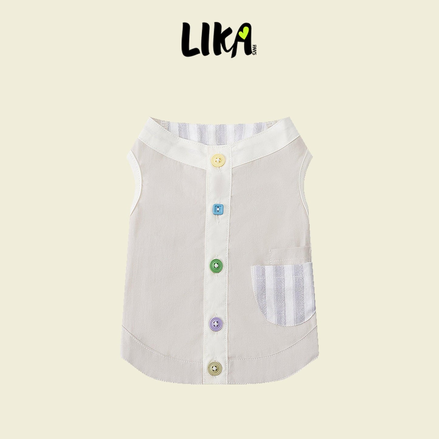 Summer Vacation Shirt & Hat - Twilight Gray - Shirt - LIKAPAWS