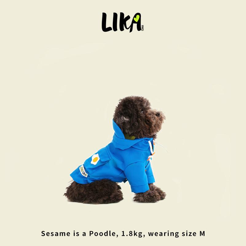 Water Proof All Day Function Coat - Azure Blue - Raincoat - LIKAPAWS