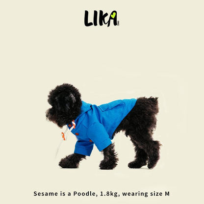 Water Proof All Day Function Coat - Azure Blue - Raincoat - LIKAPAWS