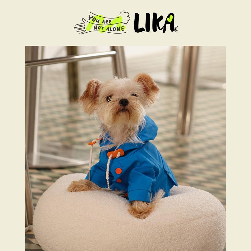 Water Proof All Day Function Coat - Azure Blue - Raincoat - LIKAPAWS